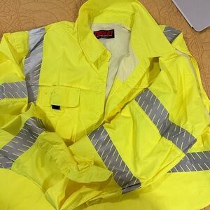 Tingley job sight high visibility rain jackets